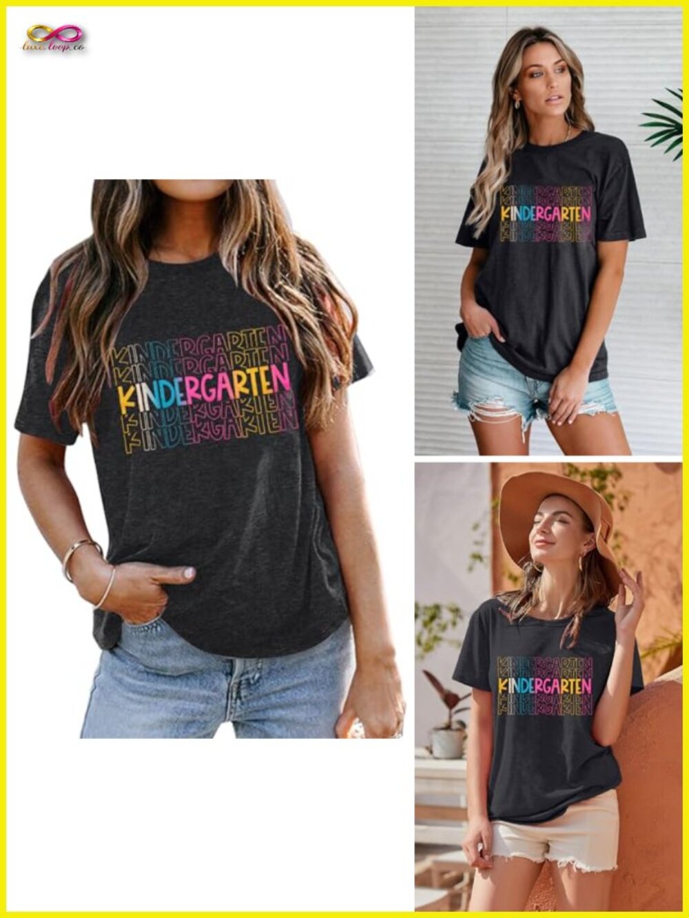 Teacher Shirt First Day of School Back to School Outfit Kindergarten
